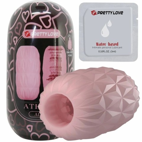 Pretty Love Athena Egg Stroker rożowy - kompaktowa maszyna intymna TPR