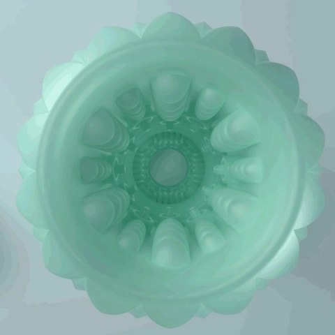 Pretty Love Athena Egg Stroker turkusowy TPR kompaktowy model