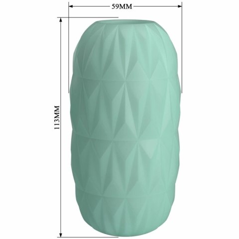Pretty Love Athena Egg Stroker turkusowy TPR kompaktowy model