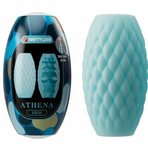 Pretty Love Athena Eros - anatomiczny system intymny silikonowy niebieski