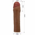 Pretty Love Chane - rękaw intymny z przedłużeniem 5 cm, kolor mulatto