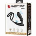 Pretty Love Emoni - Pierścień z systemem anatomicznym i 12 trybami pracy, czarny