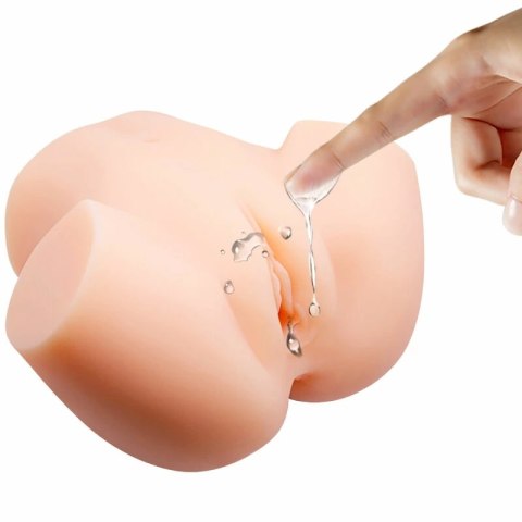 Crazy Bull Dual Vibration Intimate System z Dwoma Kanałami, miękki materiał