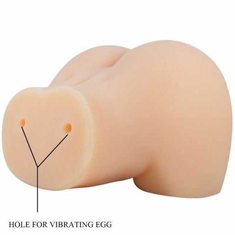 Crazy Bull Mila - Model anatomiczny z podwojnym wejściem i wibracją