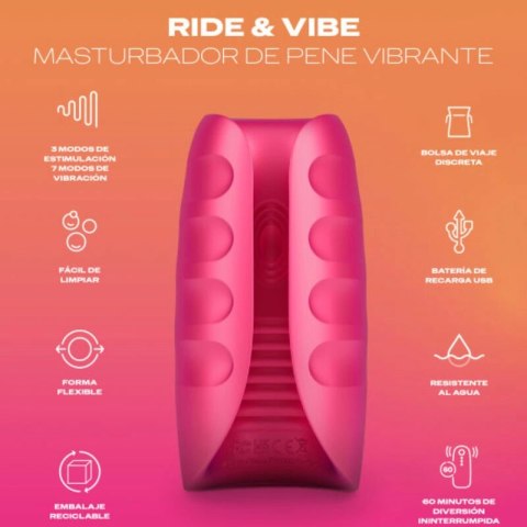 Durex Ride & Vibe Intymny Wibrujący System Masażu USB Wodoodporny