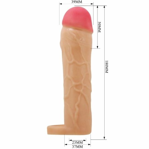 Pretty Love Hani silikonowa nakładka wydłużająca anatomiczna, świeży kolor