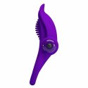 Pretty Love VibraRing fioletowy silikonowy pierścień stymulujący 10 trybow
