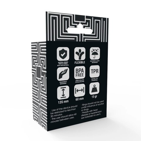 Addicted Toys Zestaw 3 Pierścieni Komfortowych Brązowy Silikon