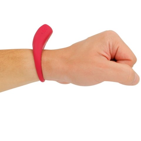 Cici Beauty Pierścień Wibrujący Premium Silikonowy, 7 Trybow, Czerwony