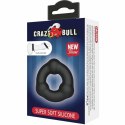Crazy Bull elastyczny silikonowy pierścień z wypustkami, czarny 5,4 cm
