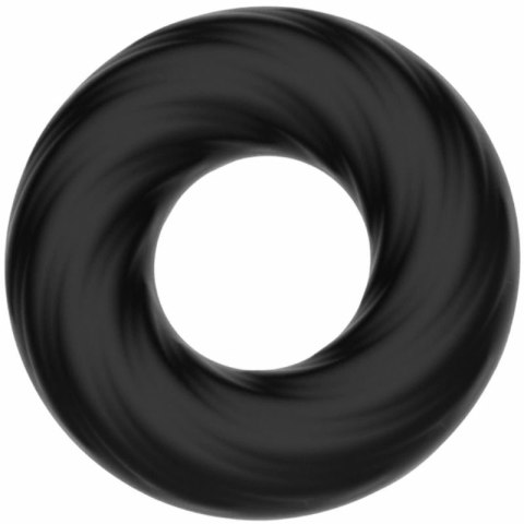 Crazy Bull silikonowy pierścień elastyczny Super Soft 5 cm czarny