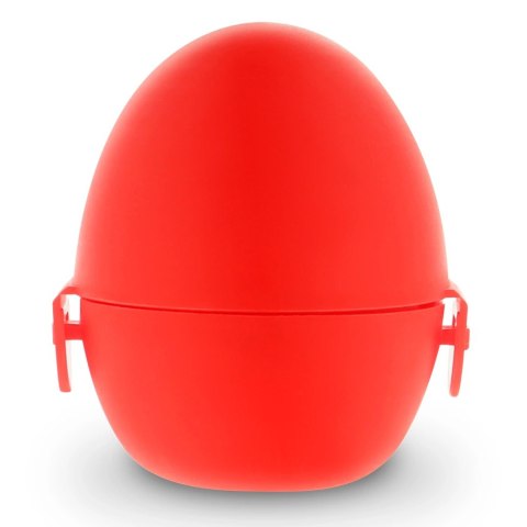 Jamyjob Egg Red Edition - silikonowa maszyna intymna, elastyczna, z lubrykantem
