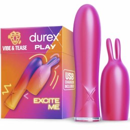 Durex Vibe & Tease Bunny - wielofunkcyjny wibrator wodoodporny USB 7 trybow