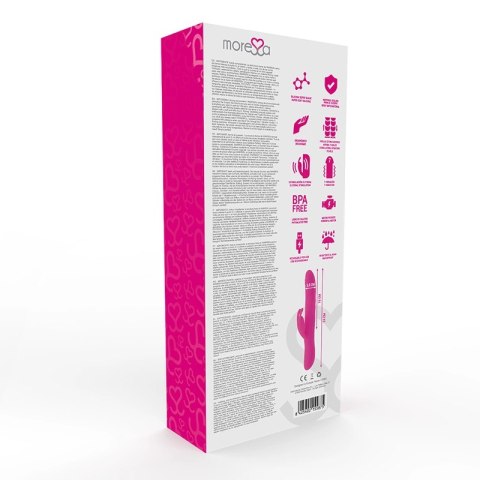 Moressa Warren Premium silikonowy model z systemem Rolling, fioletowy 25,5 cm