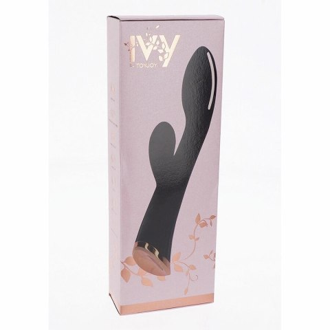 TOYJOY Ivy Cassia Xtra stymulator łechtaczki z funkcją grzania czarny