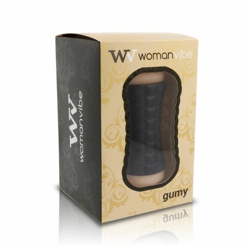 Womanvibe Gumy - Podwojna maszyna intymna TPR, elastyczna, 13,4 cm