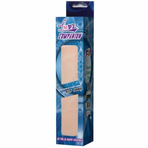 Baile Love Companion 25 cm - wibrujący model intymny, kolor cielisty