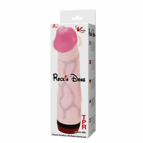 Baile Rockin Dong Model I Cyber Skin wibracje TPR 21,5cm multibiegowy