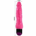 Baile Vibrator Pink 24 cm - Model z Regulacją Prędkości TPR/ABS