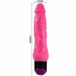 Baile Vibrator Pink 24 cm - Model z Regulacją Prędkości TPR/ABS