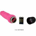 Baile Vibrator Pink 24 cm - Model z Regulacją Prędkości TPR/ABS
