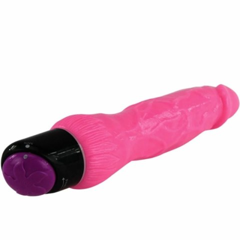 Baile Vibrator Pink 24 cm - Model z Regulacją Prędkości TPR/ABS