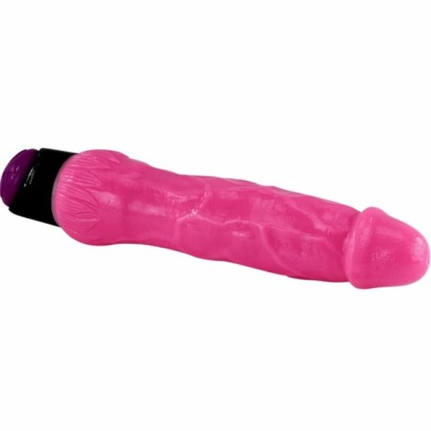 Baile Vibrator Pink 24 cm - Model z Regulacją Prędkości TPR/ABS
