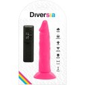 Diversia Flexible Pink Model 23 cm - Intymna Maszyna z Wibracjami i Przyssawką