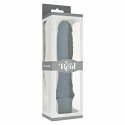 Get Real Classic Black - silikonowy model wibracyjny, duży rozmiar 24,9 cm