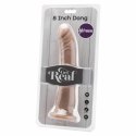 Get Real Dong 20,5 cm Model Wibrujący z Pilotem, Skora PVC