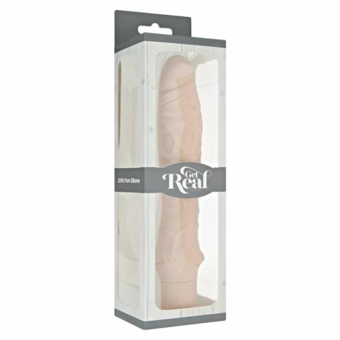 Get Real Duży Wibrator Silikonowy 7 Trybow Wodoodporny 24,9 cm