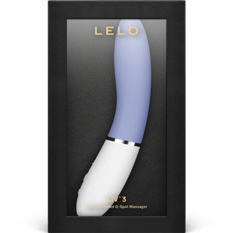 LELO LIV 3 stymulator wibracyjny punktu G niebieski Bluetooth 8 trybow