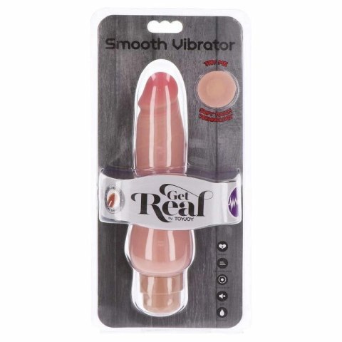 TOYJOY Get Real Smooth Vibrator Dual Density beżowy 20 cm