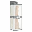 ToyJoy Get Real Classic Slim - smukły model wibrujący, skora naturalna, 21 cm