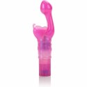 CalExotics Kiss Motyl Kiss rożowy - wodoodporny stymulator 2w1 TPR