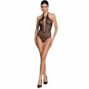 Passion BS088 Bodystocking Czarny, koronkowy, jeden rozmiar
