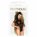 Penthouse Be Mine Body czarne XL - eleganckie body z koronką