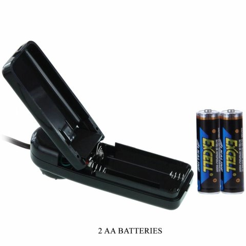 Pretty Love BW-022103P - Pas z funkcją wibracji i strumieniową, brązowy 15,5 cm