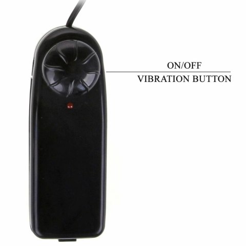 Pretty Love BW-022103P - Pas z funkcją wibracji i strumieniową, brązowy 15,5 cm