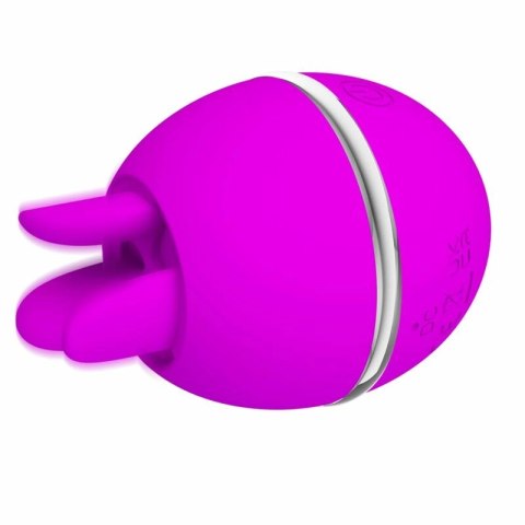 Pretty Love Gemini Ball silikonowy masażer pulsacyjny fioletowy