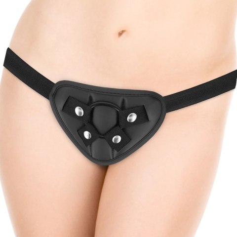 Cybersilicock Jude zestaw uprząż + model silikonowy 18 cm + 3 pierścienie