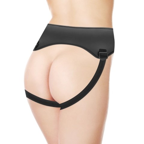 Cybersilicock Jude zestaw uprząż + model silikonowy 18 cm + 3 pierścienie