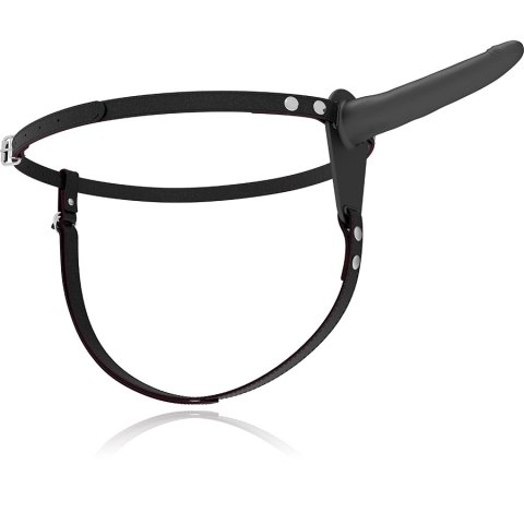 Fetish Submissive Harness silikonowy czarny 15 cm uniwersalny