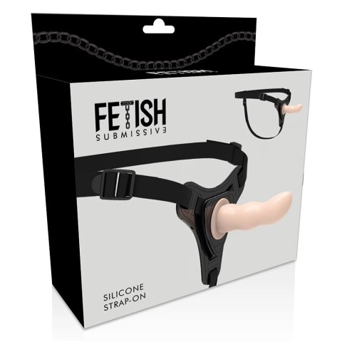 Fetish Submissive Harness silikonowy system punktu G 12,5 cm czarny