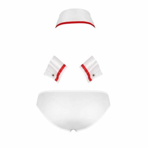 Passion Gregory 037 Slip biały S/M - komfortowa bielizna, certyfikat Oeko-Tex