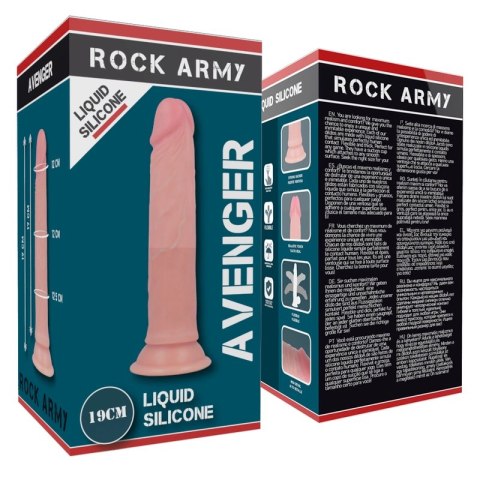 Rock Army Avenger Zestaw Uprząż + Model Anatomiczny 19 cm Silikonowy