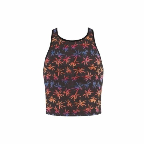 ANAIS MEN CHILL TOP XL czarny bezrękawnik z nadrukiem palm