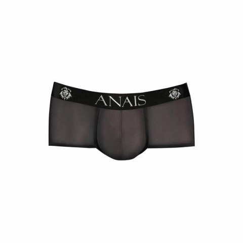 ANAIS MEN Eros Brief S - czarne figi męskie z tiulu, sportowy kroj