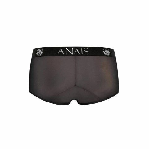 ANAIS MEN Eros Brief S - czarne figi męskie z tiulu, sportowy kroj