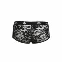 Anais Men Romance Brief S - Czarne Bokserki z Kwiatowym Motywem